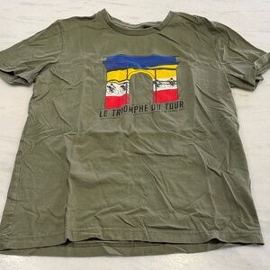 Le Coq Sportif Olive T-Shirt - 2017 Tour De France